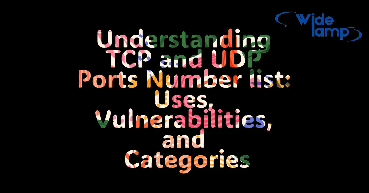 Understanding TCP and UDP Ports Number list Uses, Vulnerabilities, and Categorie widelmap.com