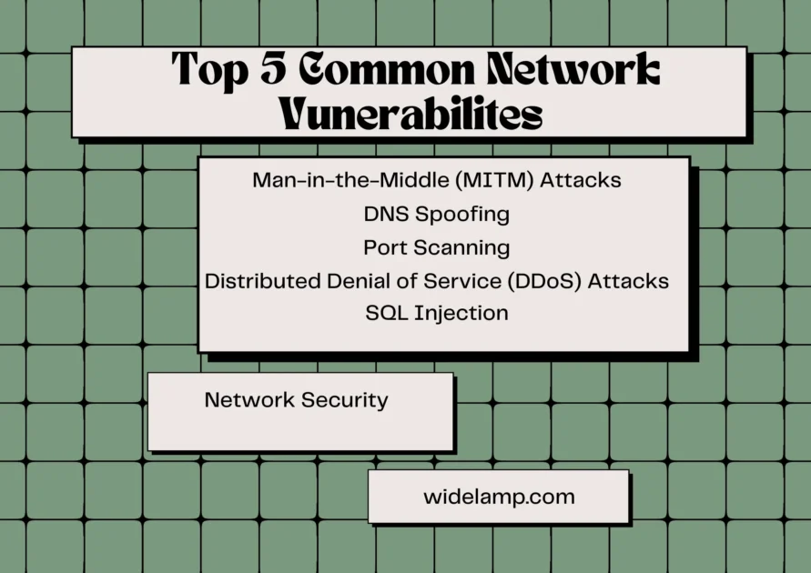 5 Common Network Vulnerabilities widelamp