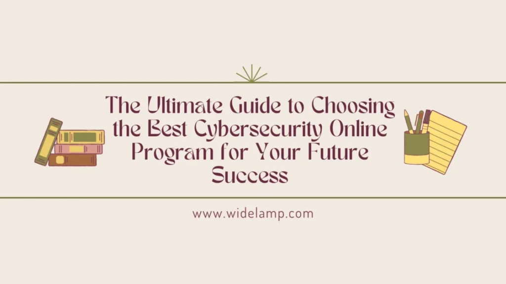 cybersecurity online program