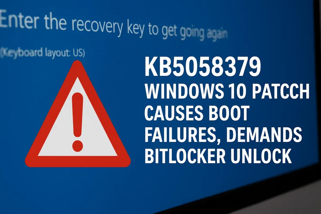 a computer screen with a warning sign