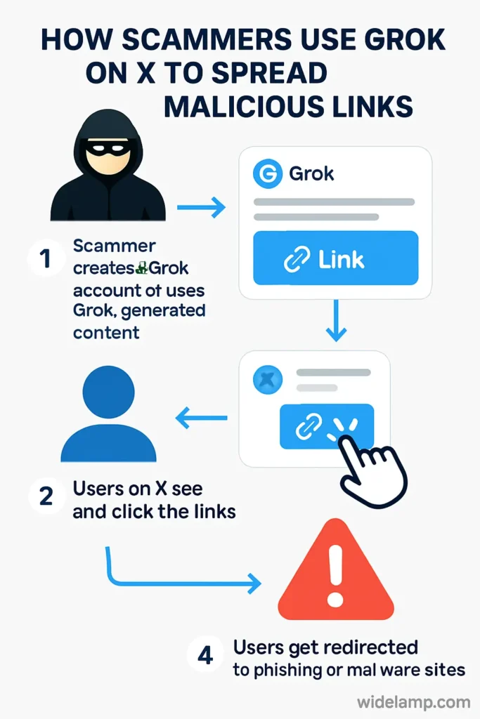 Scammers Use Grok to Spread Malicious Links on X 2 Scammers Use Grok to Spread Malicious Links on X